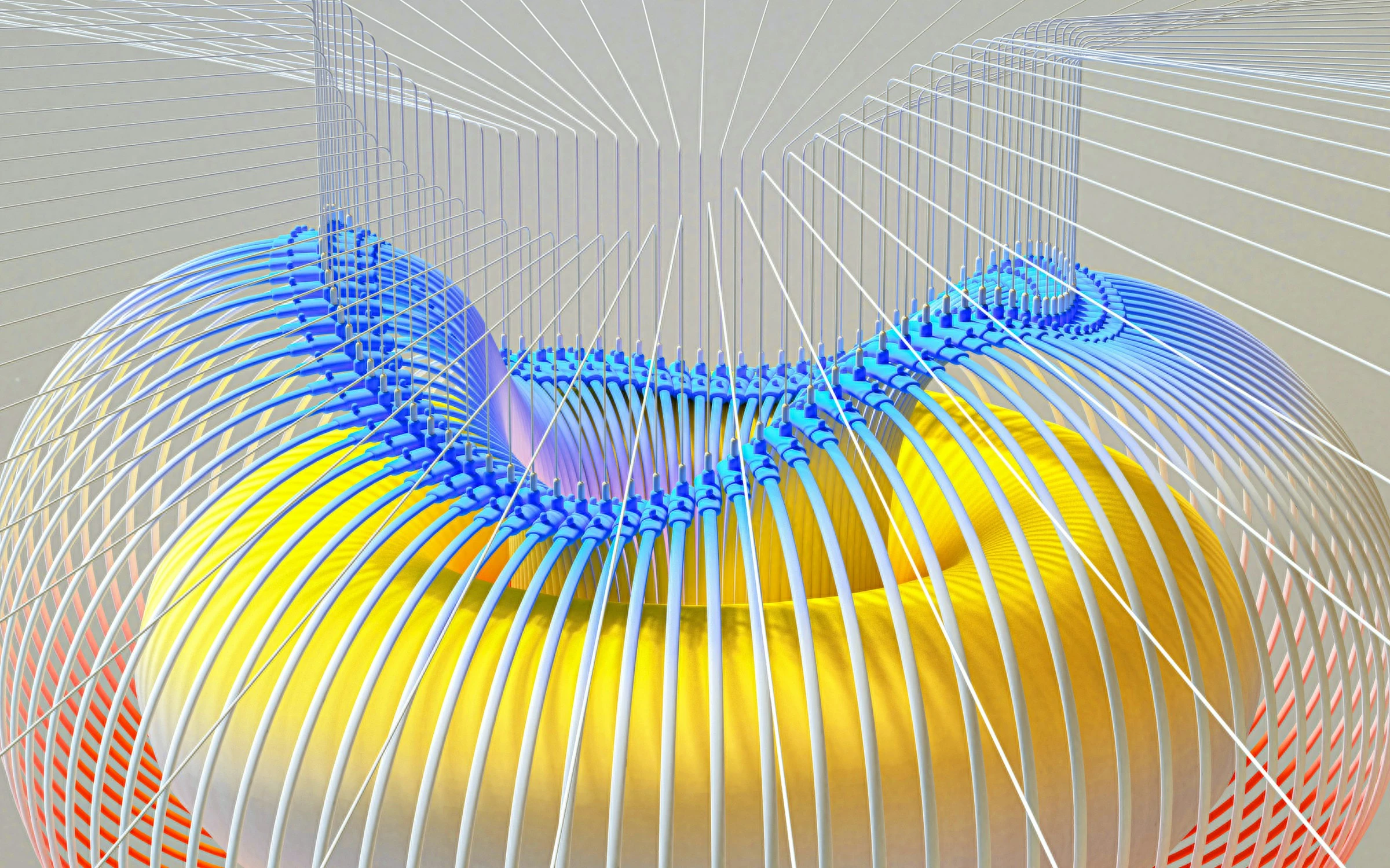 Abstract AI interface